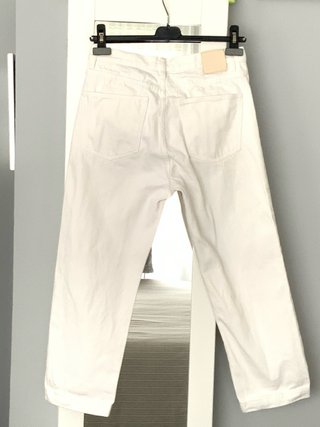 Pantalón vaquero blanco Massimo Dutti