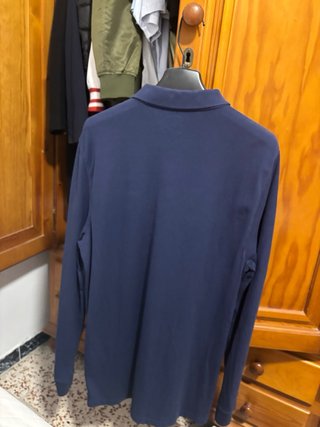 Polo Levi's manga larga azul Talla L