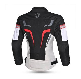 Chaqueta Moto Bela Negra y Roja