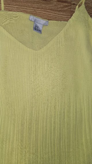Top lencero H&M verde talla M