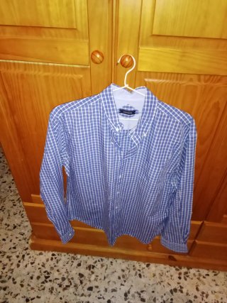 Camisa de cuadros CORTEFIEL azul hombre