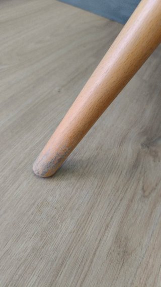 Sillas de comedor con patas de madera