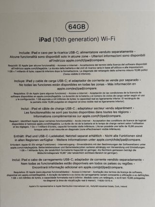 iPad 10ª Gen Blu