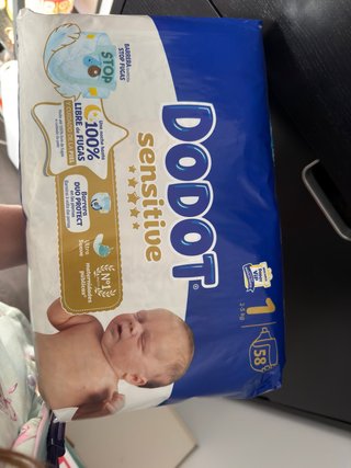 Dodot Sensitive Talla 1 (2-5 kg) - 116 uds