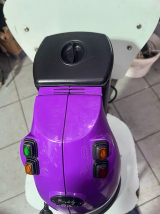 Macchina Caffè Frog Viola e Nera
