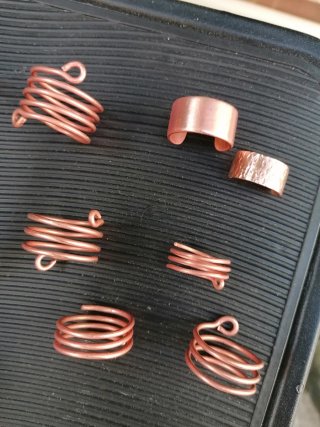 Pulseras y Anillos de Cobre AJUSTABLES. SE ADAPTAN