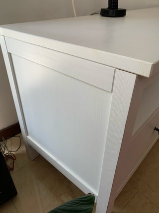 Mueble de salón blanco