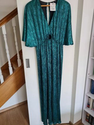 Mono Zara verde/teal brillante
