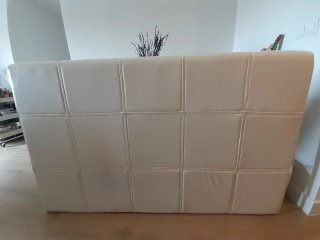 Cabecero Beige Piel Sintética