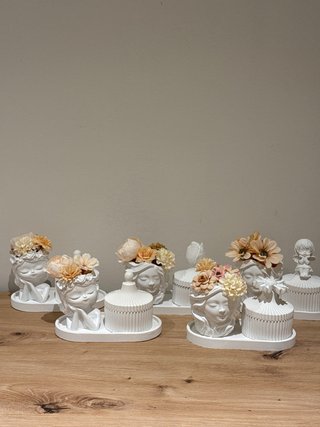 Joyería/Portavelas Cerámica Diseño Mujer