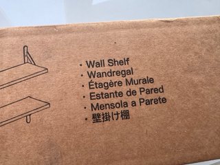 6 Nuovi Scaffali/Mensole in Legno e Metallo