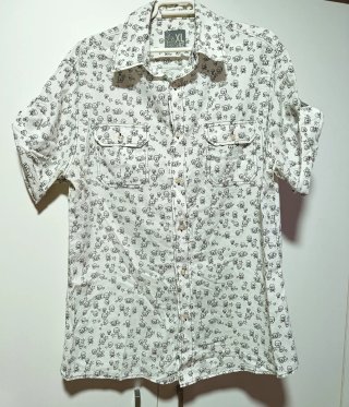 Camisa Estampada Calaveras Talla XL