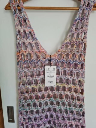Vestido largo crochet Zara limited edition