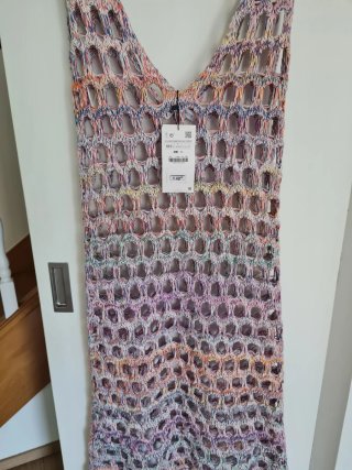 Vestido largo crochet Zara limited edition