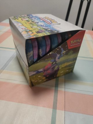 Scatola da 10 mini lattine vuote Pokémon Eroi Ascendenti