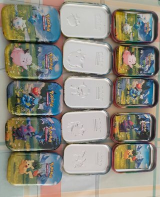 Scatola da 10 mini lattine vuote Pokémon Eroi Ascendenti