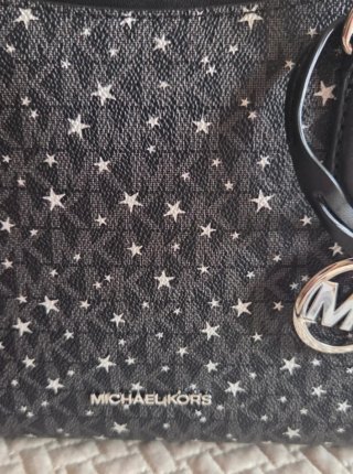 Bolso Michael Kors Estrellas Negro