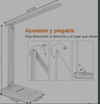 Lámpara Escritorio LED Carga Inalámbrica
