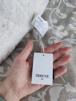 Peluche perro blanco y gris ZARA