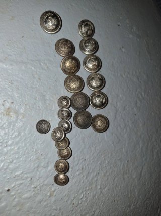 Lote Botones Antiguos Guerra