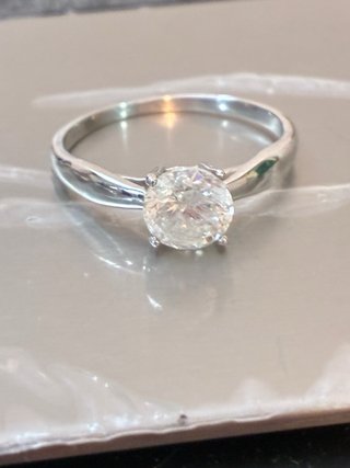 Anillo Oro 18k Diamante Natural 1.19Ct