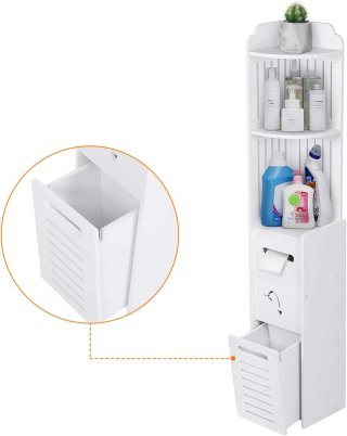Mueble columna baño 120x22x20