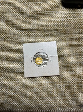 3 Mini Monete d'Oro da Collezione