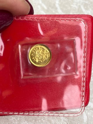 3 Mini Monete d'Oro da Collezione