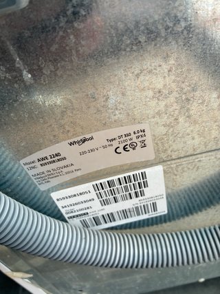 Lavadora Whirlpool AWE 2240 6KG