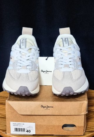 Zapatillas Pepe Jeans Beige/Blanco Talla 41