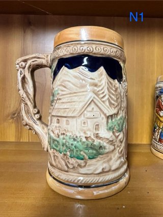 Boccali Birra Ceramica Stile Bavarese