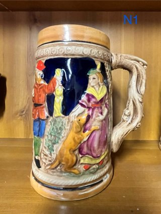 Boccali Birra Ceramica Stile Bavarese