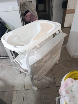 Bañera cambiador plegable