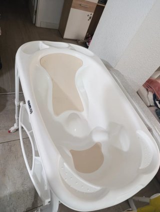 Bañera cambiador plegable
