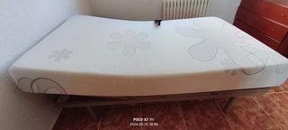 Cama articulada 105x190 + Colchón Poliéster