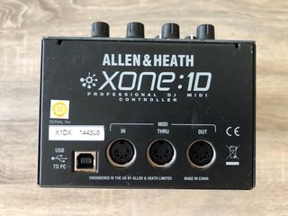 Controladoras MIDI Allen & Heath Xone 1D y 2D