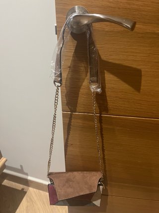 Bolso de ante multicolor