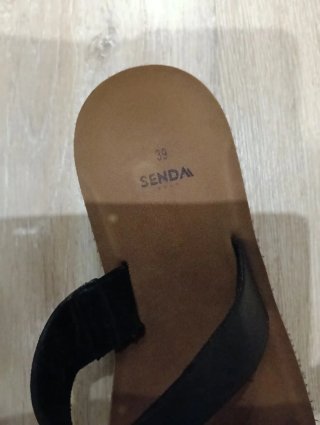 Sandalias Senda Negras Talla 39