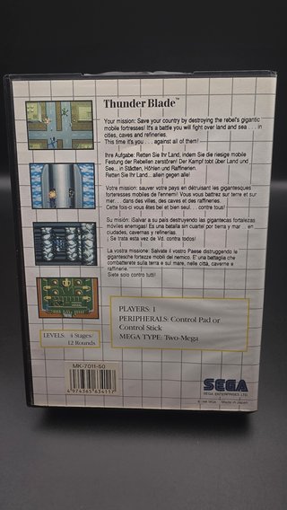 Thunder Blade - Sega Master System