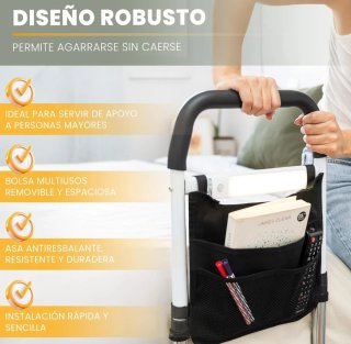 Barandilla seguridad cama adultos con organizador