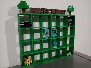 Estantería Minecraft Kinder Joy Funko