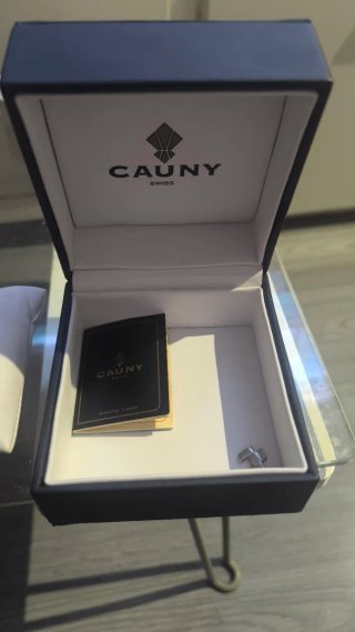 Reloj Cauny Plata y Blanco