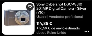 Cámara Sony Digital Compacta