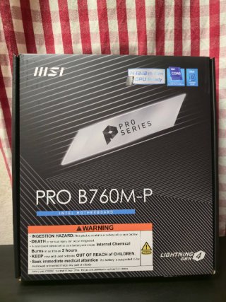 MSI PRO B760M-P Intel Motherboard,❗️Sin abrir❗️
