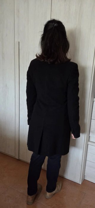 Cappotto nero elegante