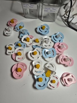 Ciucci in silicone per reborn da 50 mm