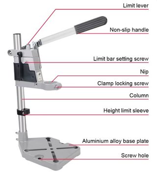 Soporte Taladro Vertical Universal