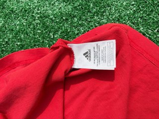 T-shirt vintage Adidas rossa retro
