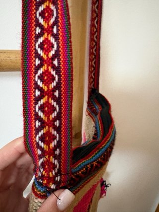 Bandolera Peruana Tejida Multicolor