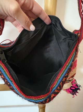 Bandolera Peruana Tejida Multicolor